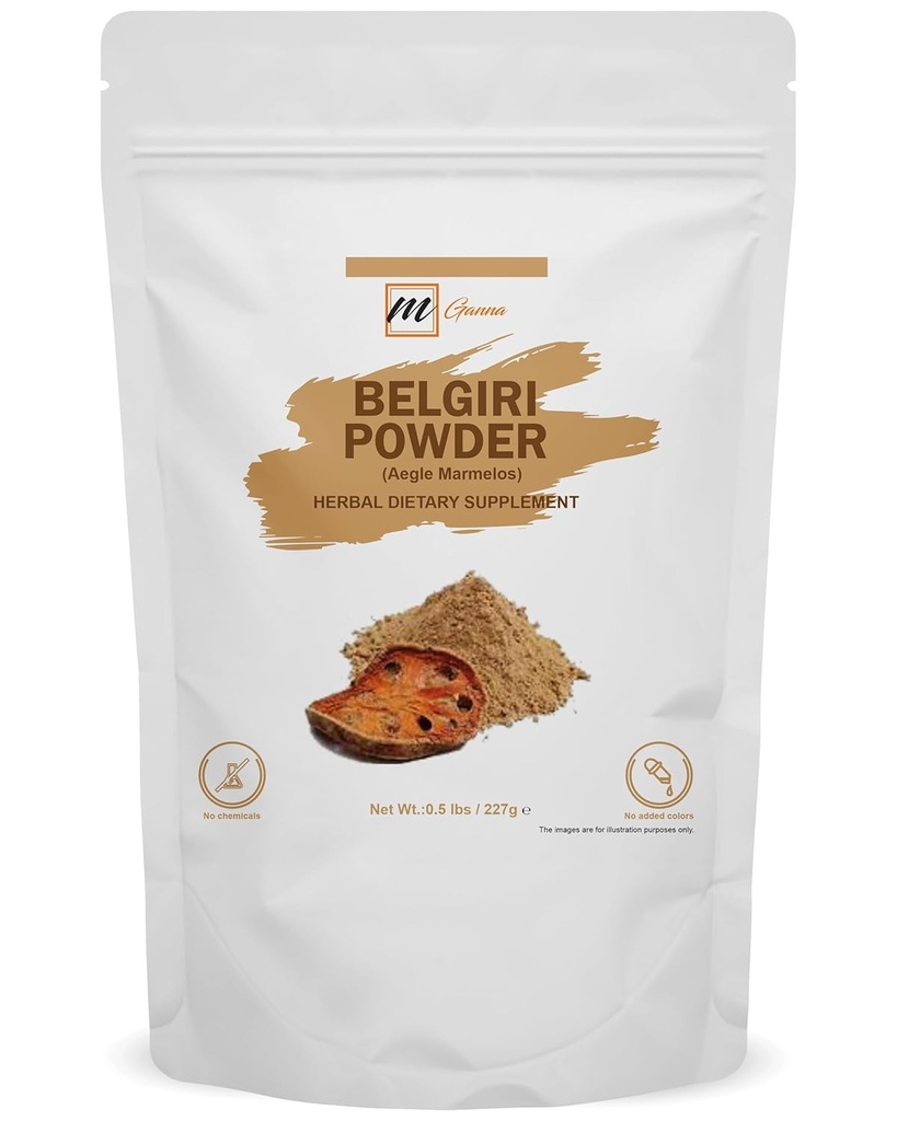100% Natural Belgiri Bendrijoje 124; 227 GMS / 0,5 LBS ® 124; Aegle Marmelos ® 124; Bael pudrai ® 124; Wood Apple milteliai sveikatos priežiūrai ir grožiui