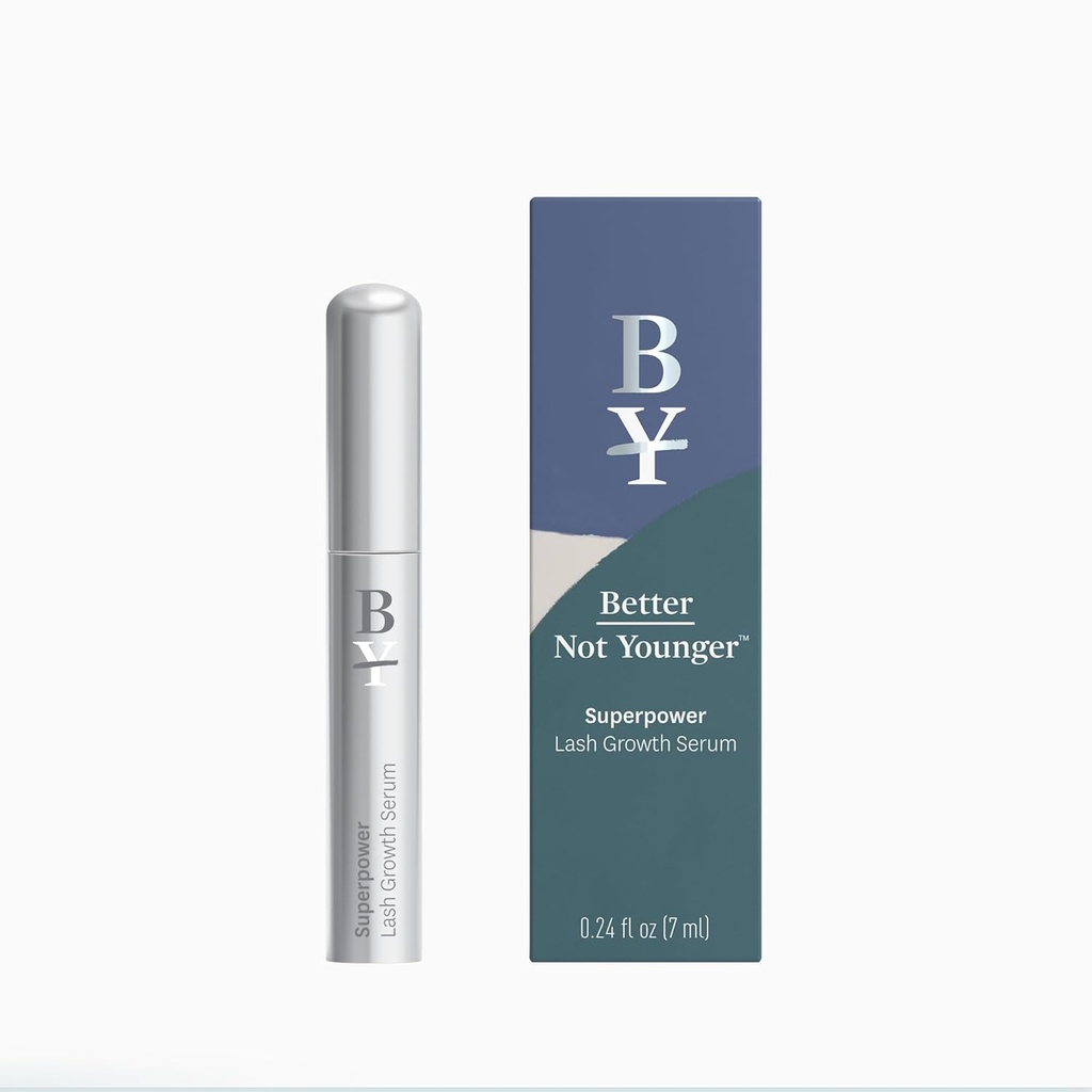 Geriau ne Younger Superpower Lash Serum (7 ml) Lash Conditioner su Peptides, Vitaminai ir mitybos - Didinant serumas Ticker, Fuller ir Longer Lashes - Cruelty- nemokamai