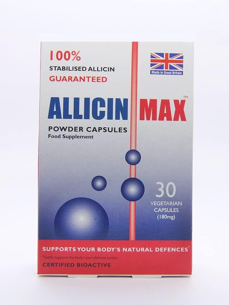 Allicin Max 30 Veg kapsulių (2-60 kapsulių pakuotė)