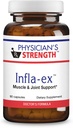 Physician's Strength Infla-ex - 90 Capsules - Muscle & Joint Support - Non-GMO - 45 Servings