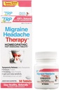 The Relief Products Migrane Headache Therapy - 100% Natural Active Ingredients - Soothes Throbbing, Pressure, Light Sensitivity, Migraines - Fast Dissolve Tablets - 50ct