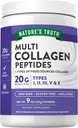 Nature's Truth Multi Collagen Peptide Powder | 9 oz | Type I, II, III, V, X | Unflavored | Non-GMO & Gluten Free Supplement