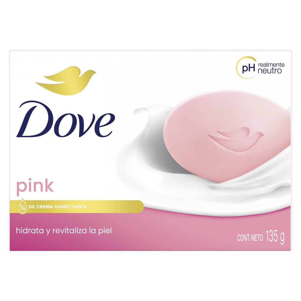 Dove Soap Pink / Rosa 4.75 Ounce / 135g, 4.75 Fl Ounce