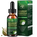 (1 Pack) Soursop Liquid Drop Plus Sea Moss Extract, Graviola Distriers Liquid Extract for Cell Support & Regeneracijos, Immunal Boost, Liliver and Miego, Soursop Oil Herbal Goodness, 1 Fl Oz