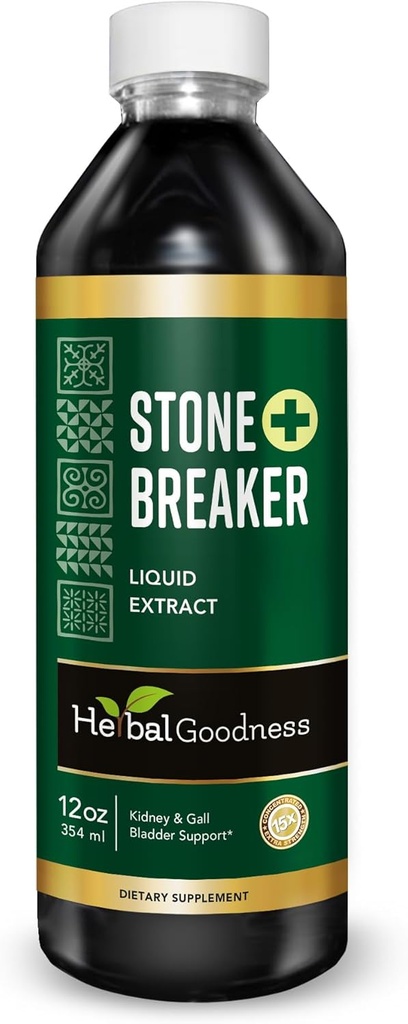 Augalinis Goodness Stone Breaker - Organic Chanca Piedra Stone Inkstų Breaker ir Dispolver su tulžies pūslės valymo inkstų ir tulžies pūslės kristalas Flush (12.00 Fl Oz (Pack of 1))