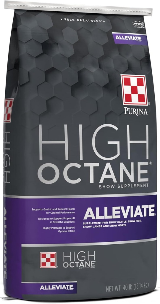 Purina ® High Octane ® Alleviate ® Skrandžio palaikymo priedas, 40 lb
