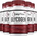 (5 Pack) EasyFlow Glycogen - EasyFlow Kapsulės Valiklis, EasyFlow Pills, Advanced Formulės bendram sveikatingumui, EasyFlow Glycogen atsiliepimai, 300 kapsulių