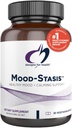 Dizainas sveikatos Mood- Stasis - 5 -MTHF Metil Folate + Metil B12, Saffron ekstraktas Mood Support & Calmining Support (30 kapsulių)