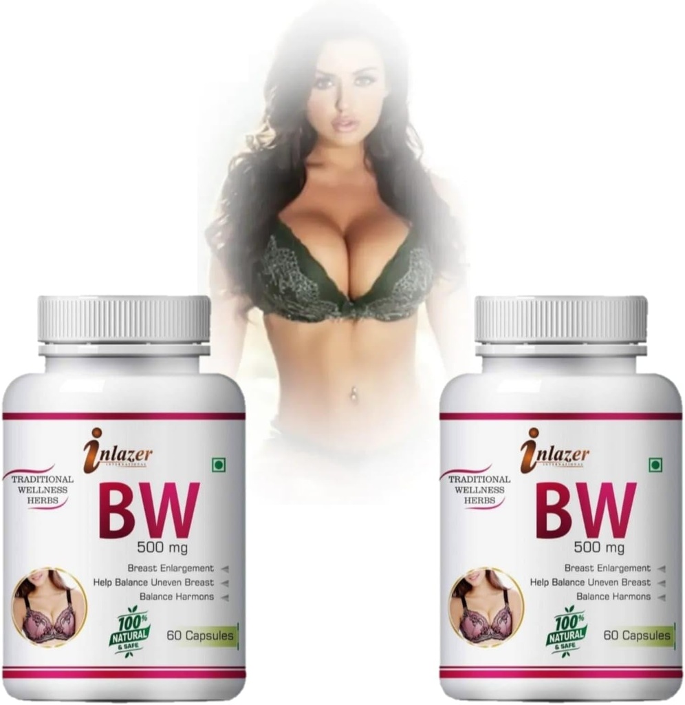 2 Pack Butt and Breast Enhancer for Women - Enhance Breast Enlargement Capsule - Breast Enhancement Capsule for Women - Personal Modern Women Care Breast - 120 Count