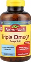 Triple Omega 3-6-9, 150 Softgels Value Size, Omega Supplement For Heart Health