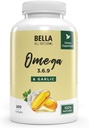 Bella All Natural Omega 3 6 9 su česnakų aliejumi - 200 Softgels