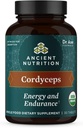 Senovės mitybos organinių Cordyceps tabletės, Pagaminta su Ashwagandha, Palaiko energiją ir ištvermę, Gluten Free, Vegan, Paleo ir Keto Friendly, 30 Count