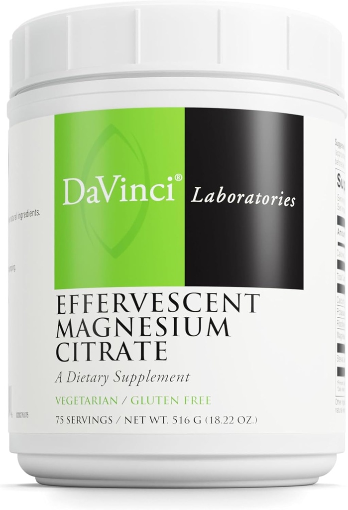 DaVinci Labs - Effervestic magnio citratas - 75 Servings - 18.22 Oz