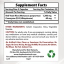 Best Naturals Red Yeast Rice with COQ10 & Niacinas 500 mg