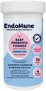 Endomune Jr Advanced Probiotic Powder for Newborns, Infants, Toddlers & Baby - 10 Billion CFUs - 4 Strains Bacteria & FOS Prebiotic - Physician Formulated - 60 Day Supply