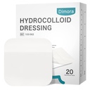 Dimora 20 Pack Hydrocolloid Žaislai Drezsing, Ultra Thin 4 "x 4" Didelis pleistras Bandažas su Self- Lipni