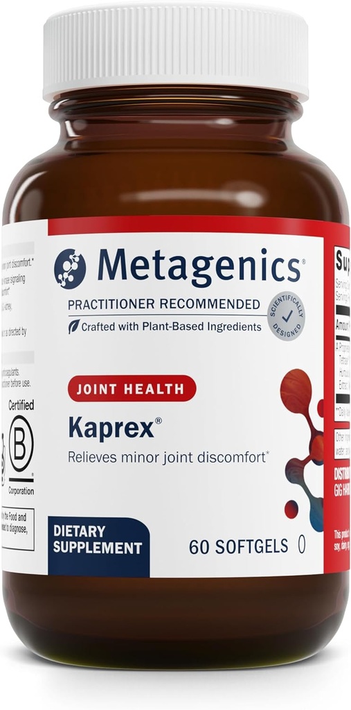 Metagenics Kaprex, Selective Kinase Response Modulators for Joint Comfort, Plant Based - 60 Softgels