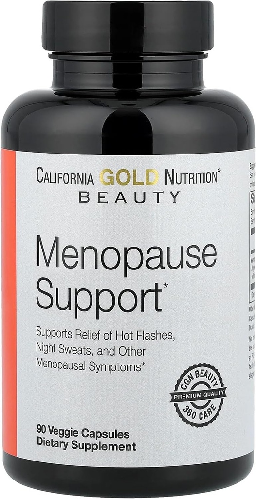 California Gold Nutrition Grožis, Menopazė Parama su Angelica gigas, Cynanchum wilfordii, Phlomis umbrosa ir L- Leucine, 90 Veggie Capsules
