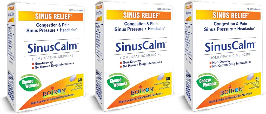 Boiron - Sinus Calm Sinus Relief - 1 Kiekvienas - 60 TAB
