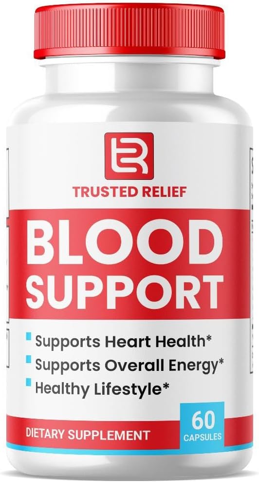 (1 Pack) Trusted Relief Blood Support Capsules, Trusted Relief Capsules All Natural Formula for Stable Levels & Healthy Circulation, Premium Supplement (60 Capsules)