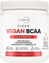 Type Zero Ultra Clean Vegan BCAA Powder + Electrolytes (Tropical Punch | 6G) 2:1:1 Sugar-Free/No Sucralose BCAAs Amino Acids Supplement - BCAA Vegan Amino Acids After Workout Drink