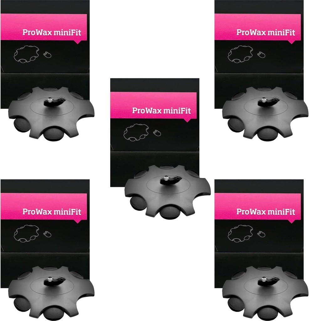 (30 vnt.) Minifit Provaško vaškiniai servisas Otikonų klausos aparatų filtrai, Otikonas Minifit klausos aparatų atsarginės dalys Valymo rinkiniai Priedai 5 Pakuotės