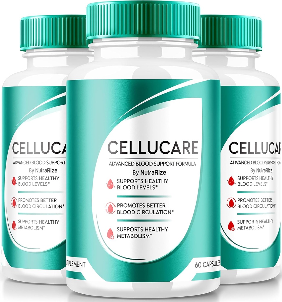 (Pack of 3) Cellucare kapsulės, Galinga kraujo parama, Maksimali galia Formulė Išlaikyti sveikus lygius, Visi natūralūs tabletes pagerinti sveikatą, Cellu priežiūros tabletės Atsiliepimai (180 kapsulės)