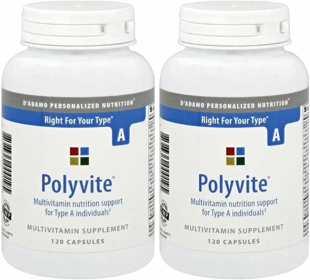 Polivite Pro Multi- Vitaminų (A tipo) 120 kapsulių - 2 rinkinys