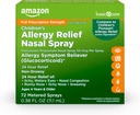 Amazon Basic Care Children's Fluticasone Propionate Nasal Spray, Allergy Medicine, 0.38 fl oz (Pack of 1)