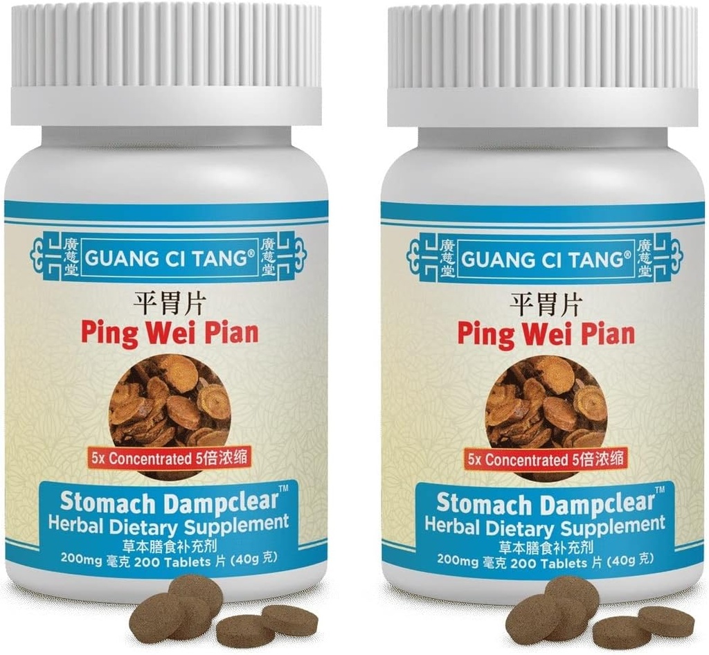 Ping Wei Pian, 200 mg tabletės - Pakuotėje yra 2 tabletės.