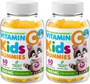 DR. MORITZ Vitaminas C Gummies vaikams ir suaugusiems 240 mg - Imuninė parama Low-Sugar Chewable Vitaminai Toddlers - Vegetaras Želatina nemokamai Vaikų mitybos papildas (Citrus Schior) (120 Count)