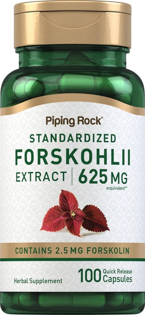 Pipecing Rock Coleus Forskohlii šaknų ekstraktas (124; 625 mg)