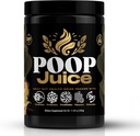 Poop sultys 5-in-1 Prebiotic, Probiotic, Postbiotic, Digestic fermentų ir glutamino papildas milteliai - Bloat Relief, gut & Immunal Support - Cukrus & pieno nemokamai - 30 Servings (Georgia Peach Mango)