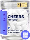 Cheers Restore 124; Addition with DHM + L- Cysteine ® 124; Feel Better After Dorning & Support Your Life ® 124; 12 Supply ® 124; Dihydrmyricetin, Cysteine, Prackly Pear, B- vitaminai, imbieras