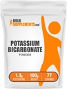 BulkSupplements.com Potassium Bicarbonate Powder - Potassium Bicarbonate Food Grade, Mineral Supplement - 1.3g per Serving, 100g (3.5 oz) (Pack of 1)