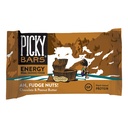 Picky Barai Real Food Energy Barai, Augalų pagrindu baltymų, All-Natural, Gluten Free, Non-GMO, Non-Dairy, Ah, Fudge Nuts, Pack of 10