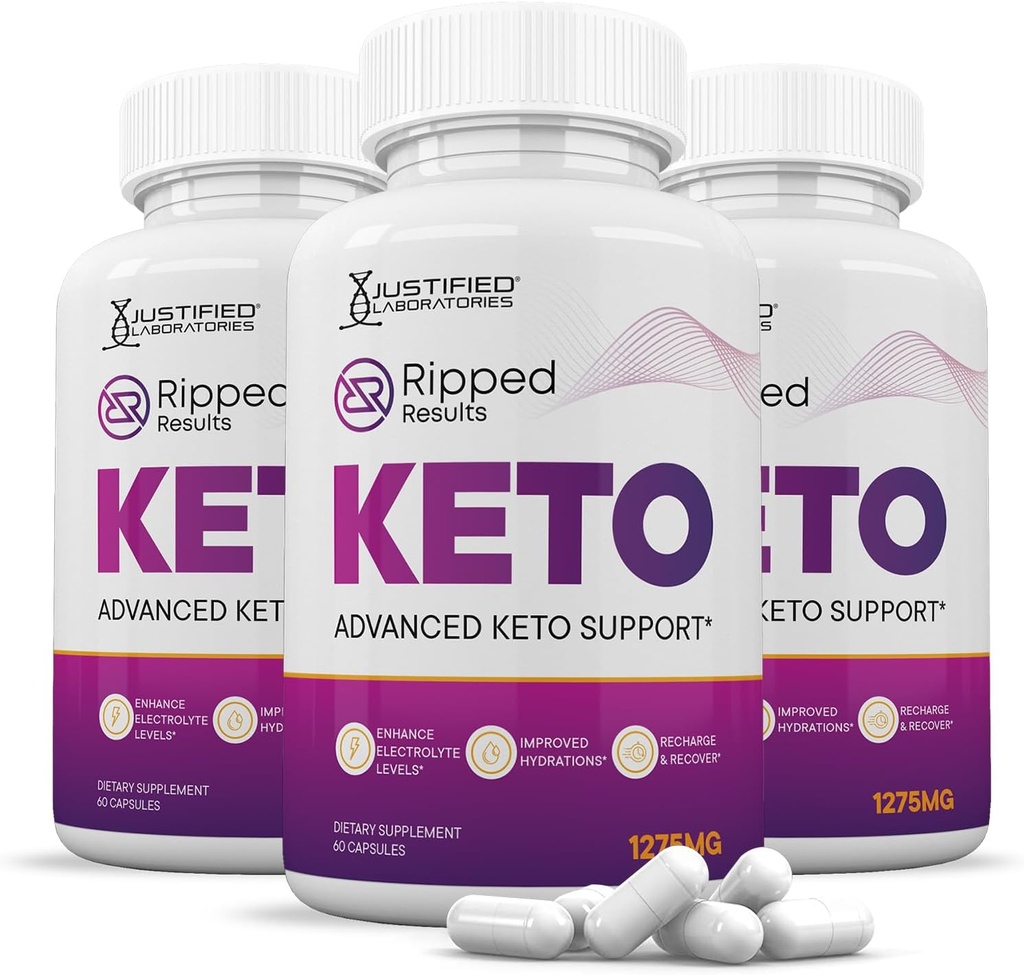 (3 pakuotė) Ripped rezultatai Keto ACV piliules 1275MG Keto paramos Blužnies kapsulė Alternatyvi Keto ACV Gummies Formuluota su Apple Cider Active Ekstra Virgin alyvuogių aliejaus milteliai Žalioji arbata Lapelis 180 kapsulės