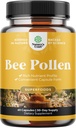 Bee Pollen piliulės krūties augimo 60 Ct - Bee Pollen priedas 1000mg Tarnavimas su natūraliai Occurring B Vitaminai Mineralai & Fermentai - Krūties palaikymo papildas - Vegetaras Non- GMO & Gluten nemokamai