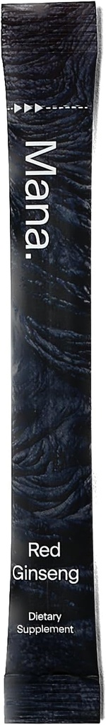 Olina Mana Fermented Korean Red Ginseng Supplement - Daily Synbiotic Powder with Prebiotics and Probiotics for Women and Men - Energy Supplements for Stress Relief, Mood Support Supplement - 10 Count