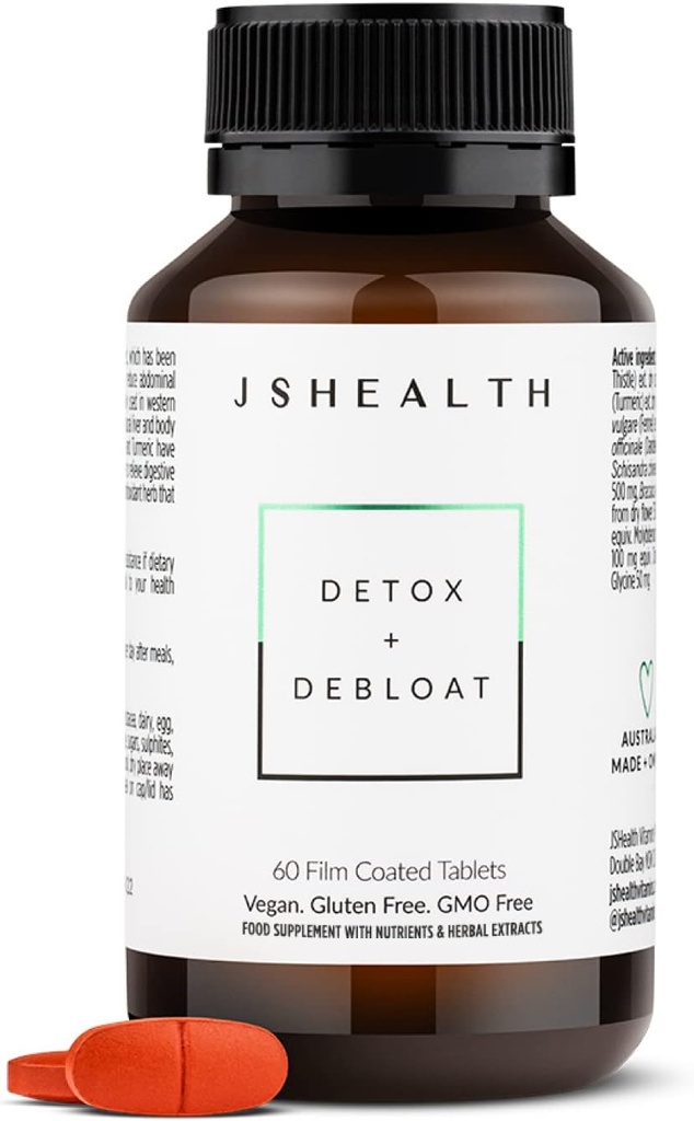 JSHealth Vitamins Signature Bundle, Hair + Energy, Detox + Debloat, and Skin + Digestion Supplements