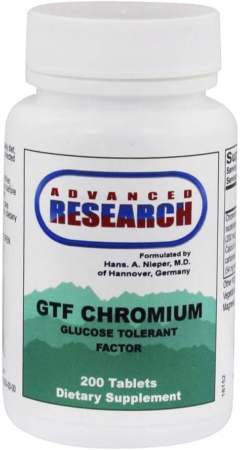 Advanced Research / Nutrient Carriers Gtf Chromas - Gliukozės tolerancijos faktorius 200 Tabs