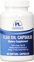 Progressive Labs Flax Oil Capsules Addition, 1000 mg, 90 Count