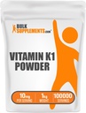 BulkSupples.com Vitaminas K1 Milteliai - Vitaminas K1 Kaulų ir širdies sveikatos palaikymui - Gluten Free, 10 mg vienam serviniam, 1kg (2,2 lbs) (pakuotė 1)