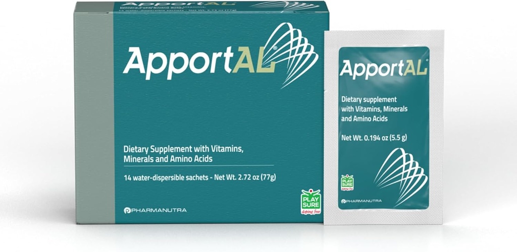 Apportal 19- in-1 Pilnas Dienos Multivitaminų ir mineralų papildas Bendrijoje 124; Kryžminis geležies, magnio, cinko, jodo, Seleno, vitamino C, D, E, B- Complex ® 124; Energija, imunitetas, Antioksidantas Parama Bendrijoje 124; 14 Paketai