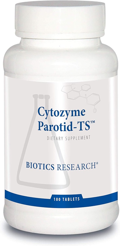 Biotics Research Cytozyme Parotid TS Parotid Concentrate, Digestive Health, Parotid Gland Operation, Fosters Enzyme Production, SOD, Caatase, Podent Antioksidant Activity 180 Tablets