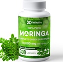 Moringa Capsules| 300 Capsules| Moringa Oleifera| 10,000mg| 100% Pure & Natural| Non-GMO and Gluten Free Supplement | Complete Green Superfood | Moringa Leaf Extract Powder