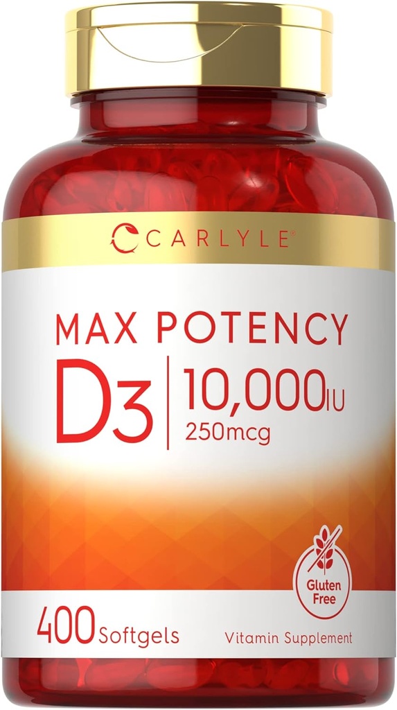 Carlyle Vitaminas D 10000 TV 400 Softgels