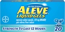 Aleve Liquid Gels 20 ea (3 vienetų pakuotė)