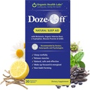 Organic Health Labs Doze- Off Natural Miego Pagalba, 30 Veggie kapsulių