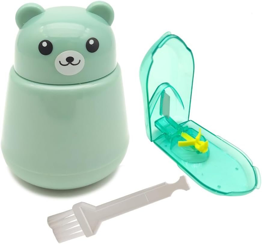 CoaGu 2-Pack pill Crusher ir Cutter Grinder ® 124; Nepriekaištingai sutraiškyti Maži arba dideli pilstukai į Fine Powl ® 124; Lengvas valymas ® 124; žalia